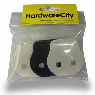 HardwareCity PLUG Adaptor 2-PIN 3PC/PACK HWC038PK